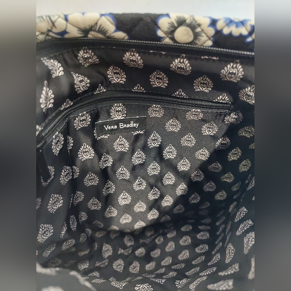 Vera Bradley Women's Floral Pattern Triple Zip Hipster Crossbody Bag - Picture 6 of 8